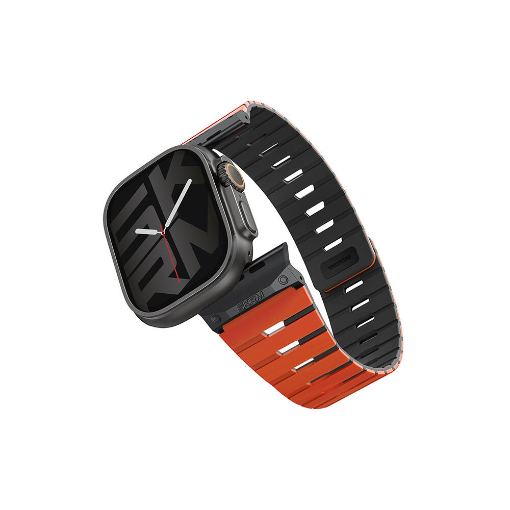Apple Watch 42mm Skinarma Gemini Serisi TPU Magnetik Silikon Kordon - 2