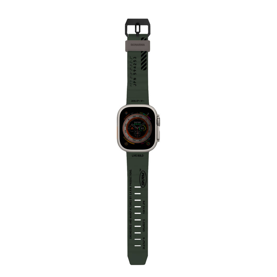 Apple Watch 42mm SkinArma Shokku Silikon Kordon - 1