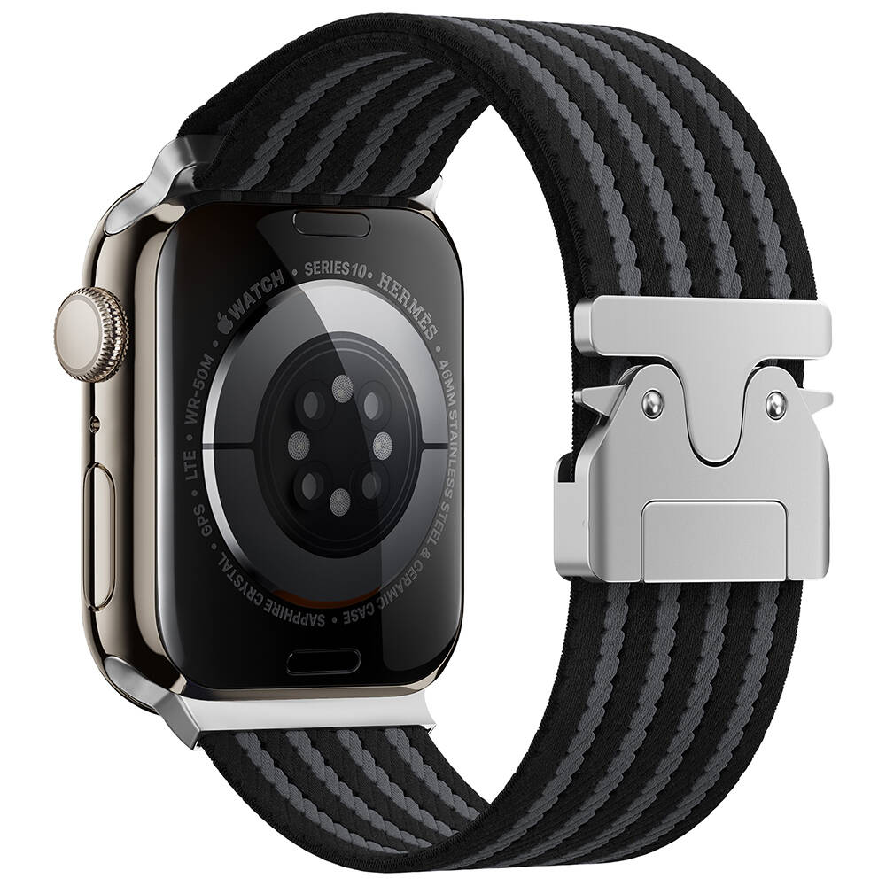 Apple Watch 42mm Zore KRD-133 Naylon Kumaş Hasır Örgülü Kordon - 6