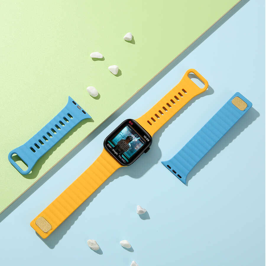 Apple Watch 42mm Zore KRD-73 Silikon Kordon - 14