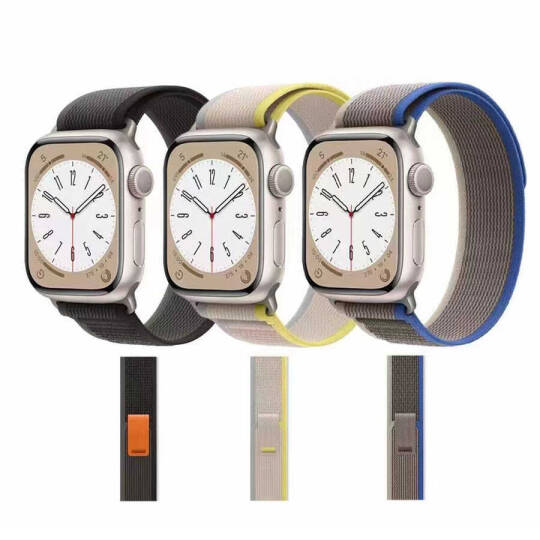 Apple Watch 42mm Zore KRD-77 Hasır Kordon - 4