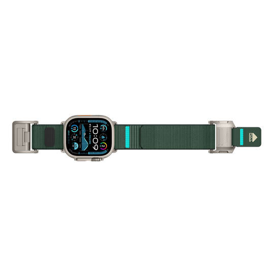 Apple Watch 44mm Mohseven iWatch Mecha Sport Hasır Kordon - 31