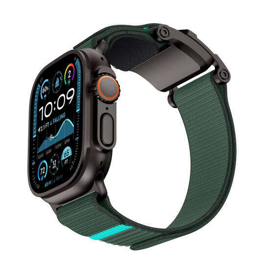 Apple Watch 44mm Mohseven iWatch Mecha Sport Hasır Kordon - 13