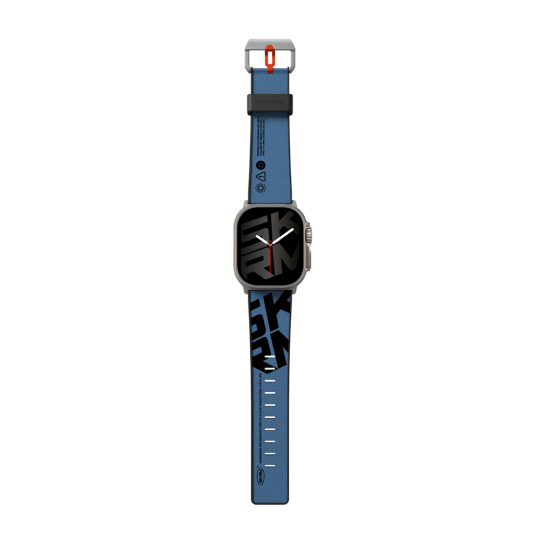 Apple Watch 44mm SkinArma Spunk Serisi PU Deri Kordon - 3