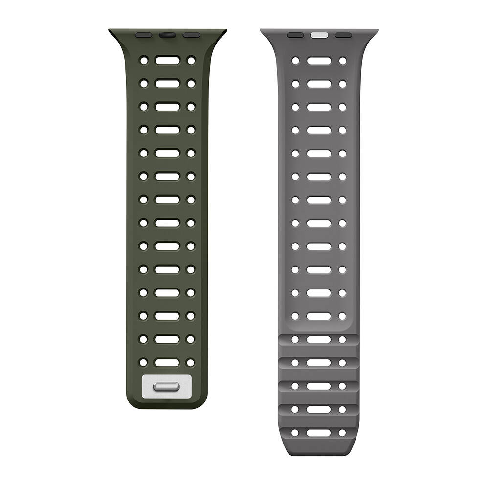 Apple Watch 44mm Zore KRD-124 Silikon Kordon Strap Kayış - 11