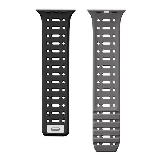 Apple Watch 44mm Zore KRD-124 Silikon Kordon Strap Kayış - 13