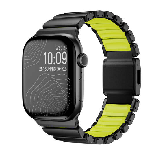 Apple Watch 44mm Zore KRD-151 Metal Silikon Kordon - 3