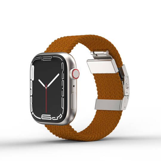 Apple Watch 7 41mm Amazingthing Titan Weave Örgü Sport Kordon - 5
