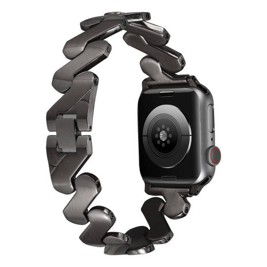 ​​​Apple Watch 7 45mm Kordon KRD-80 Metal Strap Kayış - 8