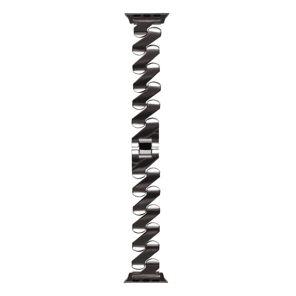 ​​​Apple Watch 7 45mm Kordon KRD-80 Metal Strap Kayış - 21