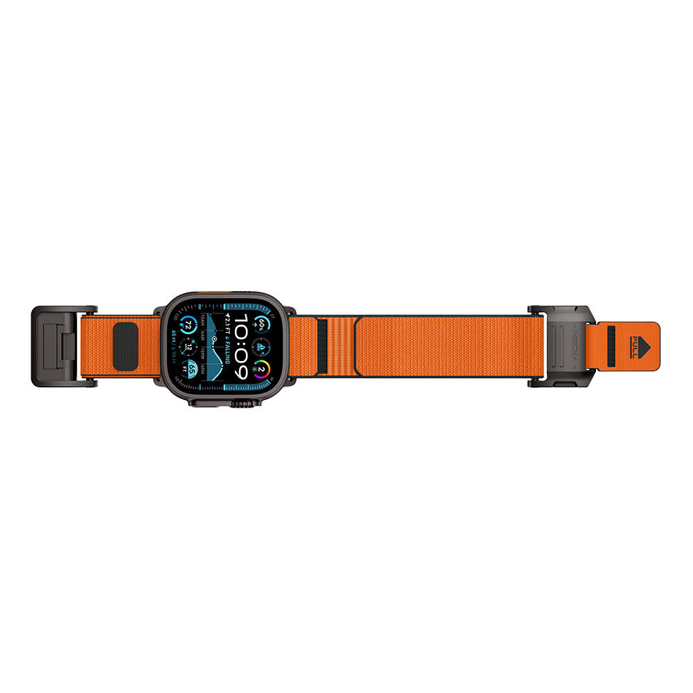 Apple Watch 7 45mm Mohseven iWatch Mecha Sport Hasır Kordon - 31