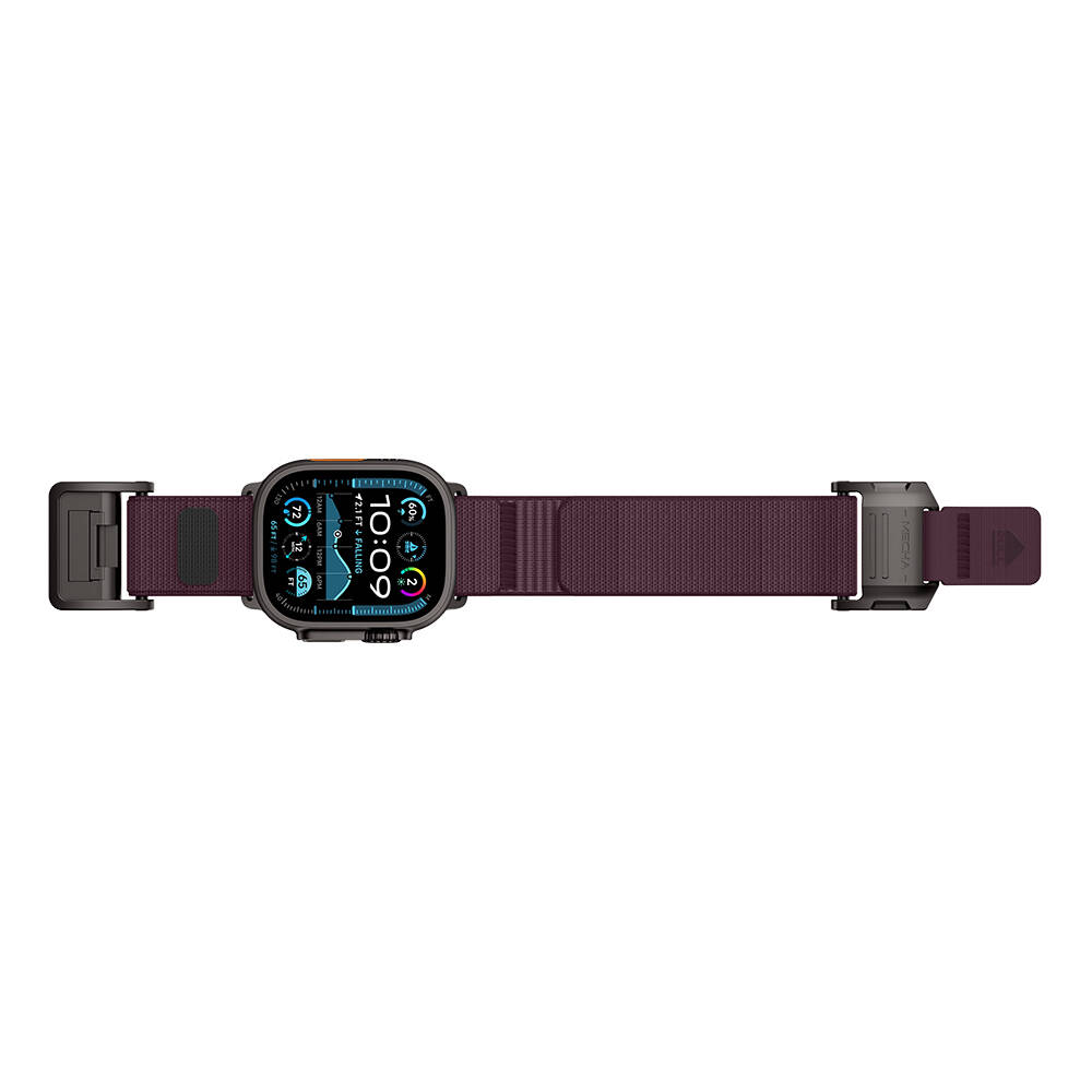 Apple Watch 7 45mm Mohseven iWatch Mecha Sport Hasır Kordon - 28