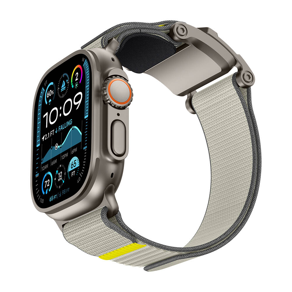 Apple Watch 7 45mm Mohseven iWatch Mecha Sport Hasır Kordon - 24
