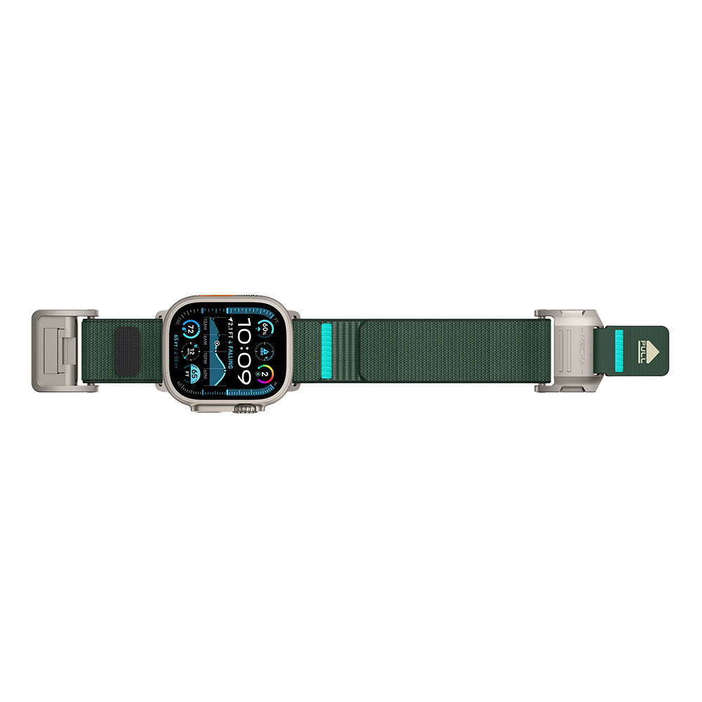 Apple Watch 7 45mm Mohseven iWatch Mecha Sport Hasır Kordon - 22