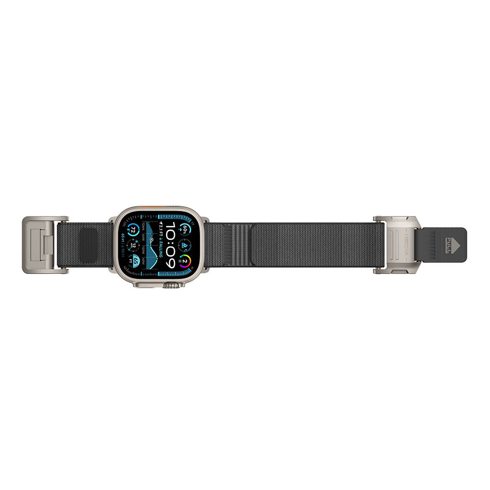Apple Watch 7 45mm Mohseven iWatch Mecha Sport Hasır Kordon - 19