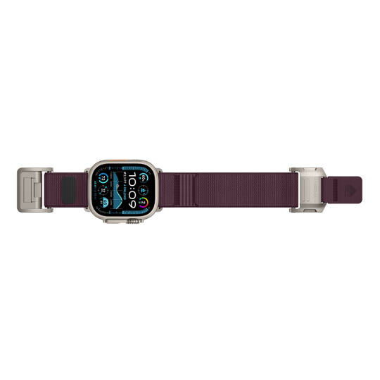 Apple Watch 7 45mm Mohseven iWatch Mecha Sport Hasır Kordon - 13