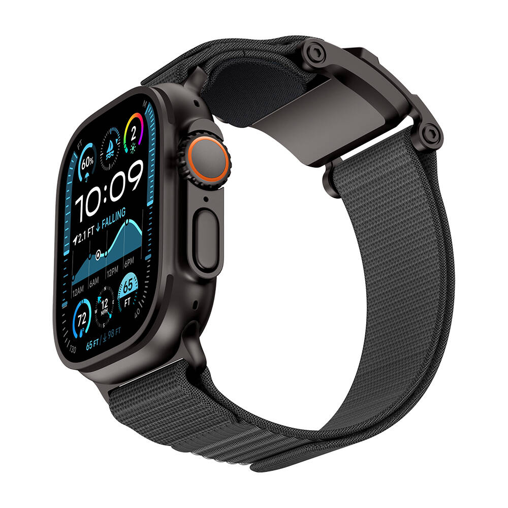 Apple Watch 7 45mm Mohseven iWatch Mecha Sport Hasır Kordon - 1