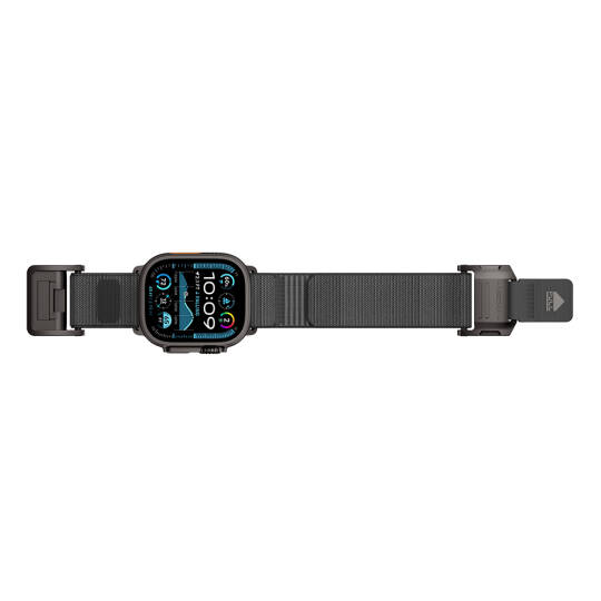 Apple Watch 7 45mm Mohseven iWatch Mecha Sport Hasır Kordon - 2