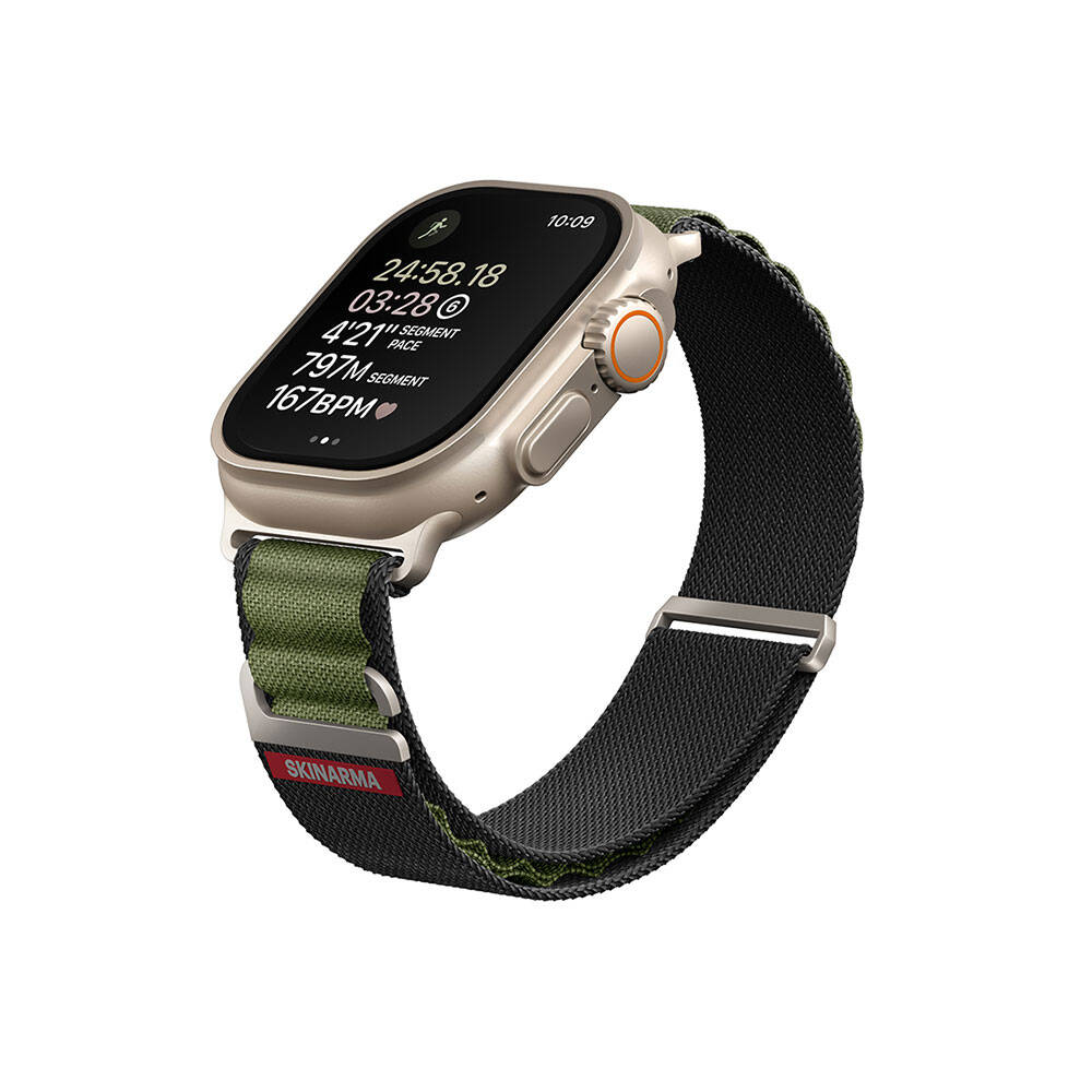 Apple Watch 7 45mm SkinArma Kobu Hasır Kordon - 9