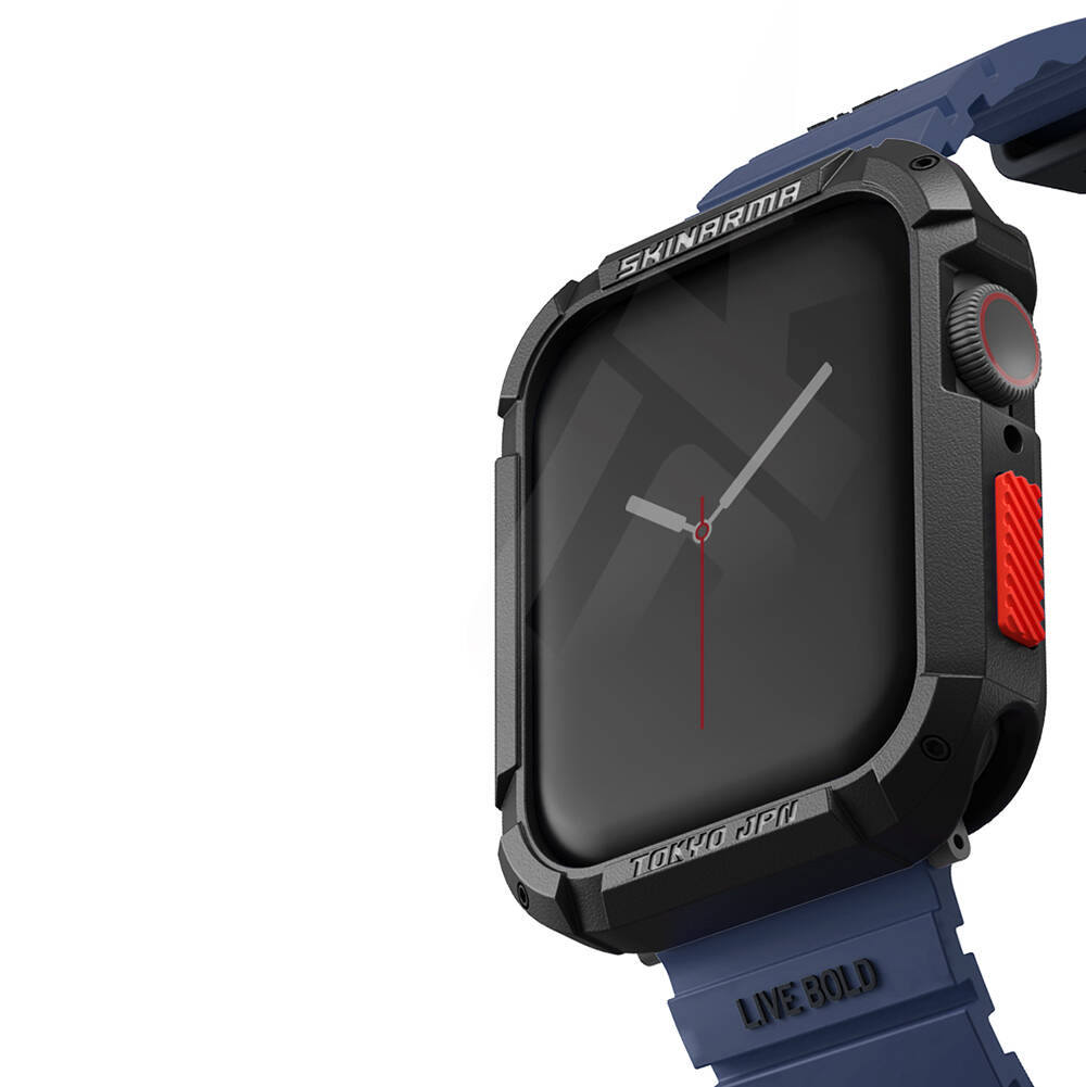 Apple Watch 7 45mm SkinArma Kurono Buzlu Tasarım Sert PC Kasa Koruyucu - 16