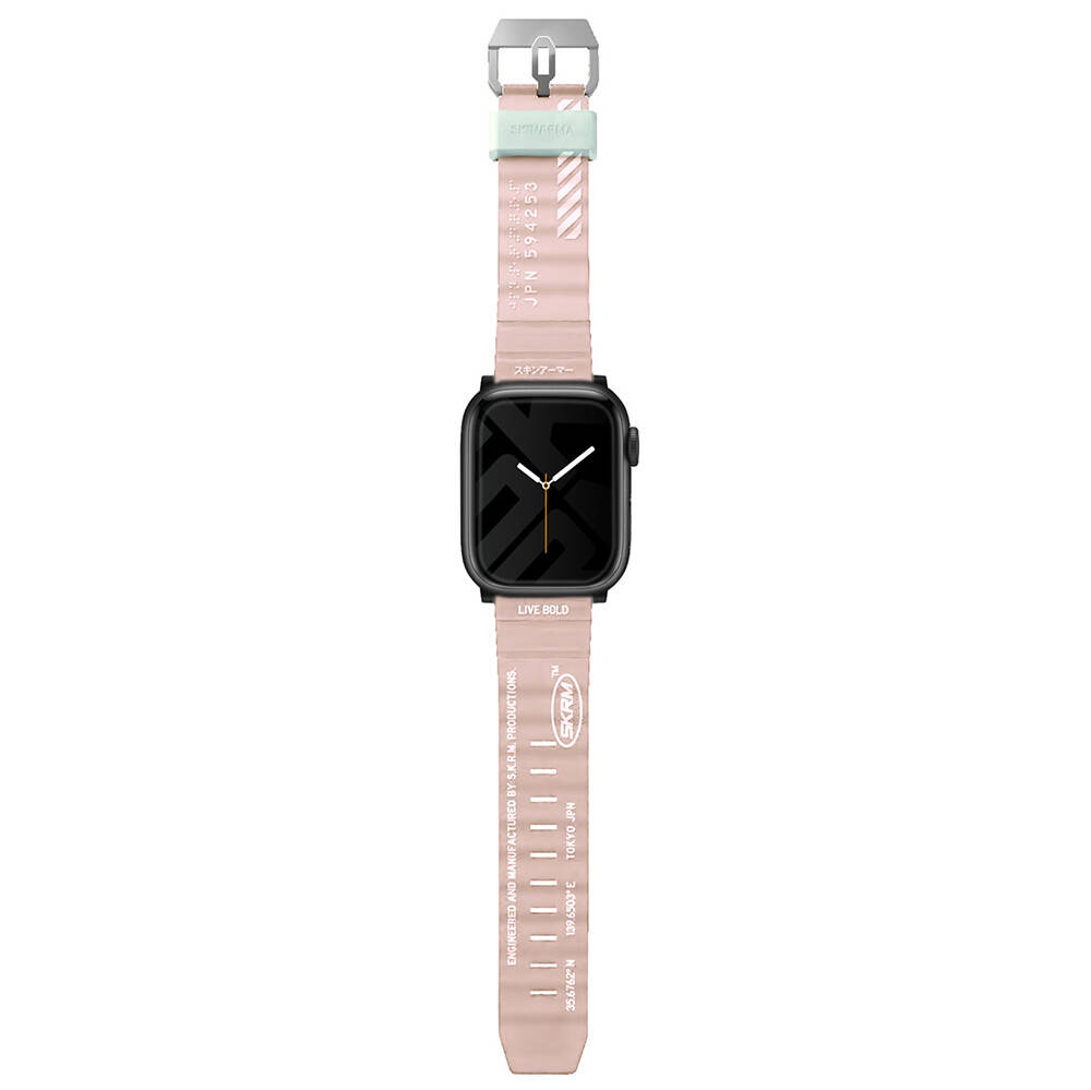 Apple Watch 7 45mm SkinArma Shokku Silikon Kordon - 8