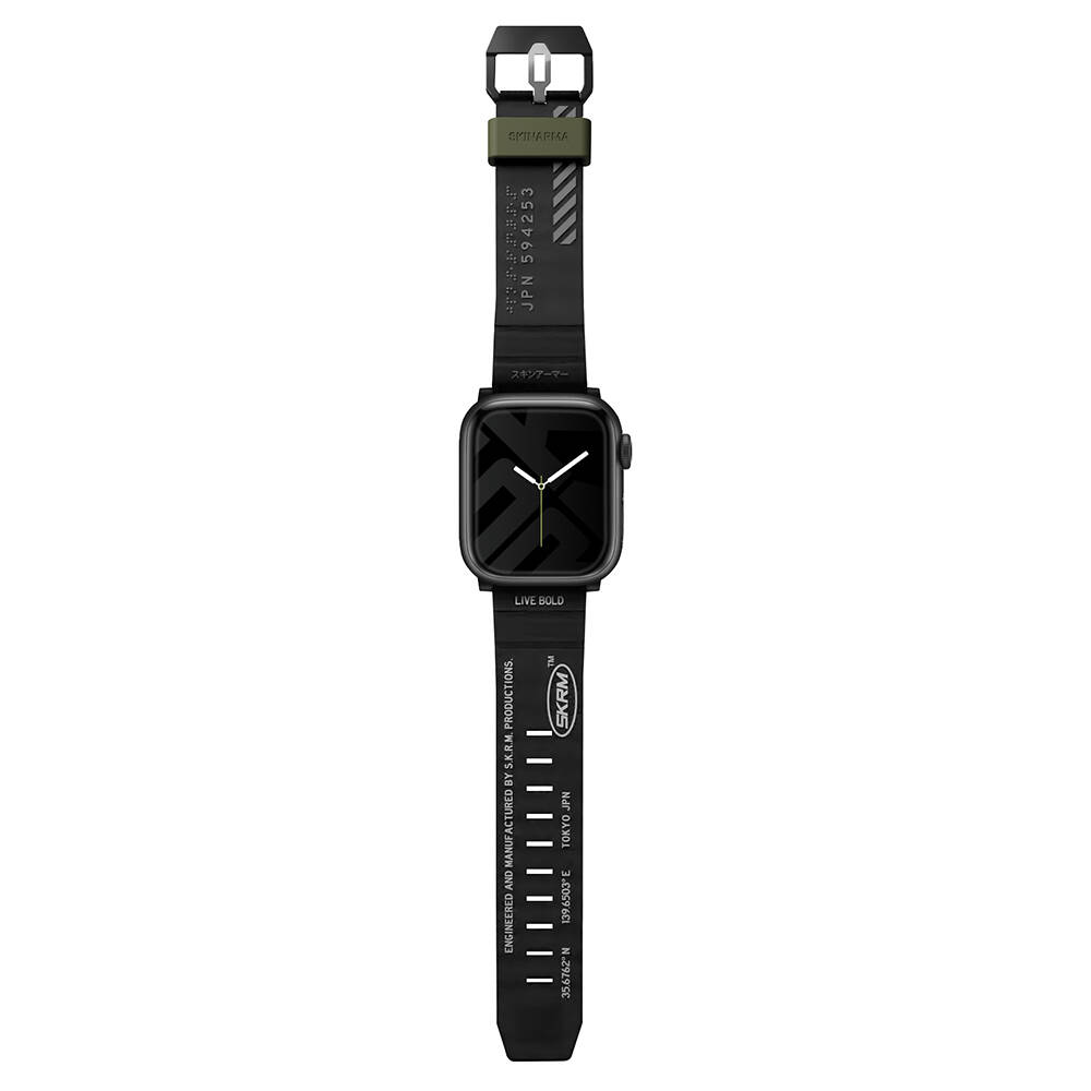 Apple Watch 7 45mm SkinArma Shokku Silikon Kordon - 4