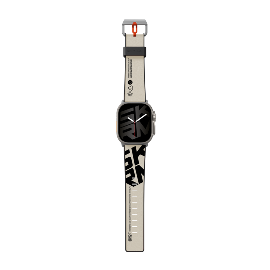 Apple Watch 7 45mm SkinArma Spunk Serisi PU Deri Kordon - 4