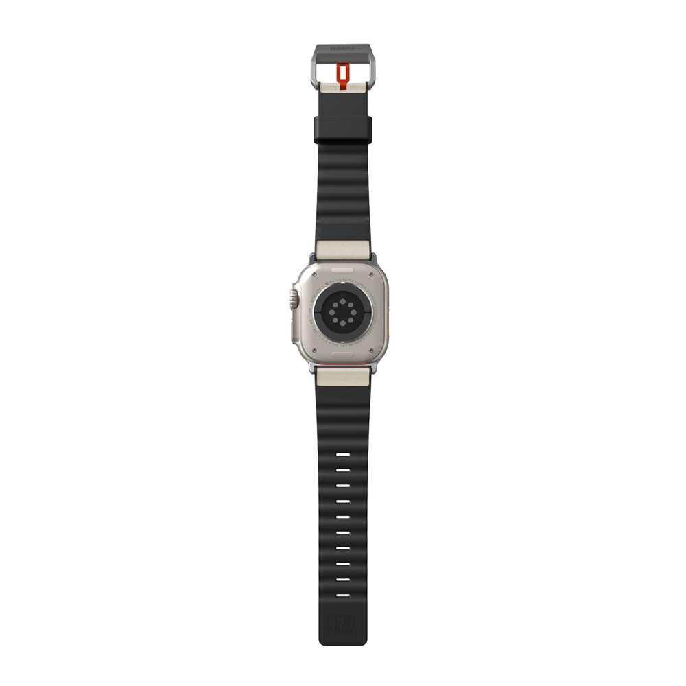 Apple Watch 7 45mm SkinArma Spunk Serisi PU Deri Kordon - 6