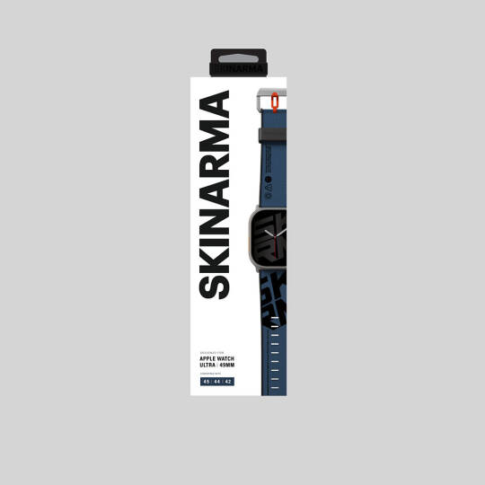 Apple Watch 7 45mm SkinArma Spunk Serisi PU Deri Kordon - 10