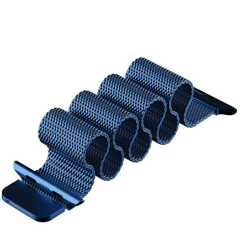 Apple Watch 7 45mm Zore KRD-01 Metal Kordon - 10