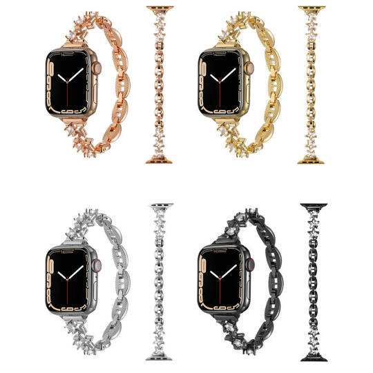 Apple Watch 7 45mm Zore KRD-104 Metal Kordon - 10