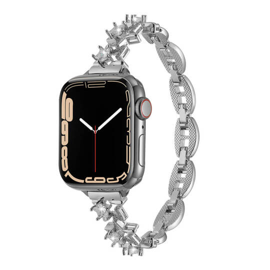 Apple Watch 7 45mm Zore KRD-104 Metal Kordon - 2