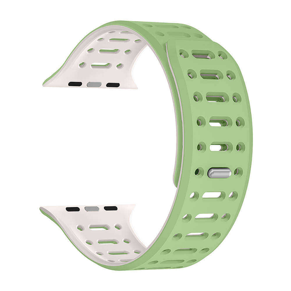 Apple Watch 7 45mm Zore KRD-124 Silikon Kordon Strap Kayış - 7