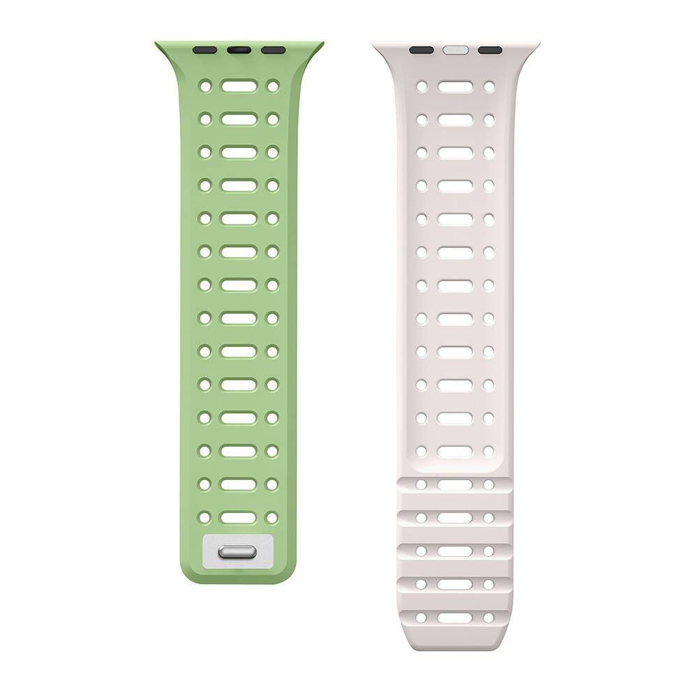 Apple Watch 7 45mm Zore KRD-124 Silikon Kordon Strap Kayış - 8