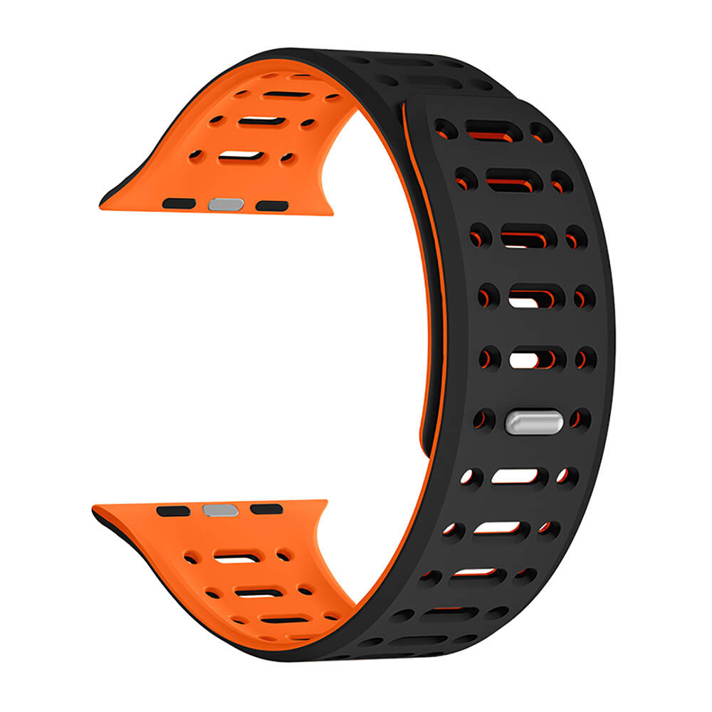 Apple Watch 7 45mm Zore KRD-124 Silikon Kordon Strap Kayış - 5
