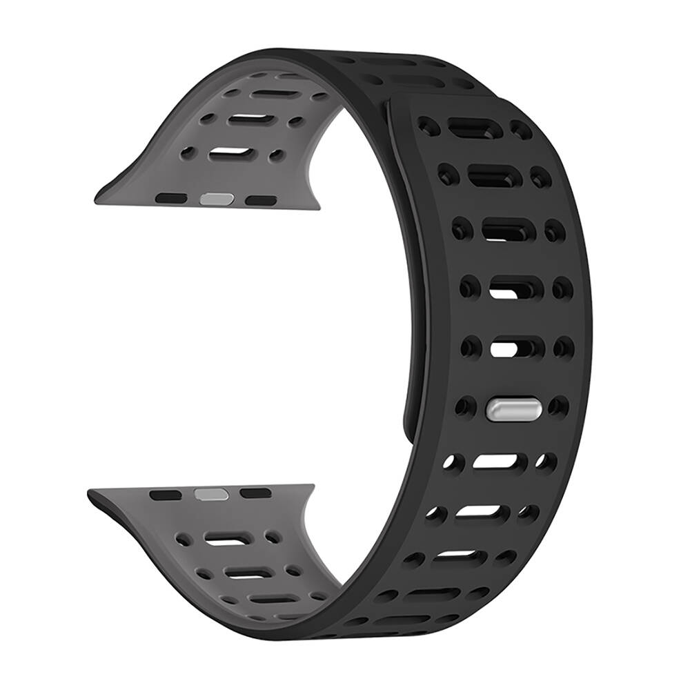 Apple Watch 7 45mm Zore KRD-124 Silikon Kordon Strap Kayış - 1