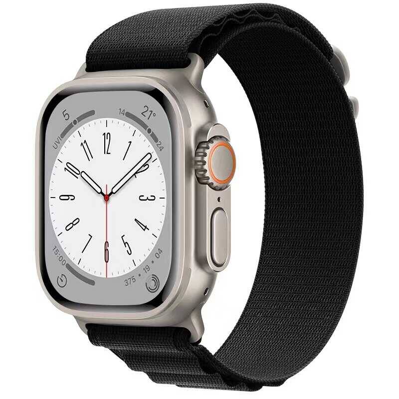 Apple Watch 7 45mm Zore KRD-74 Hasır Kordon - 27