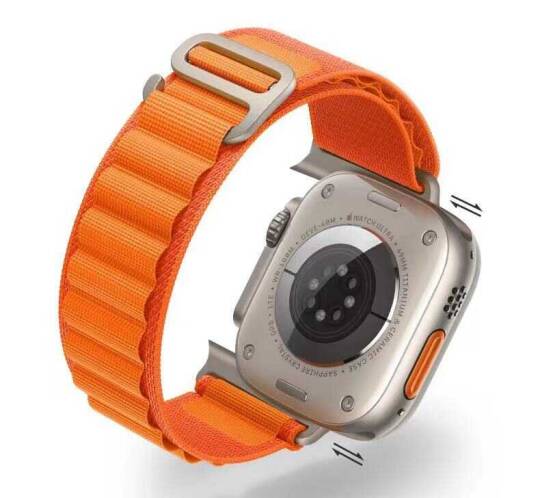 Apple Watch 7 45mm Zore KRD-74 Hasır Kordon - 8
