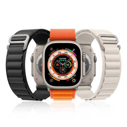 Apple Watch 7 45mm Zore KRD-74 Hasır Kordon - 11