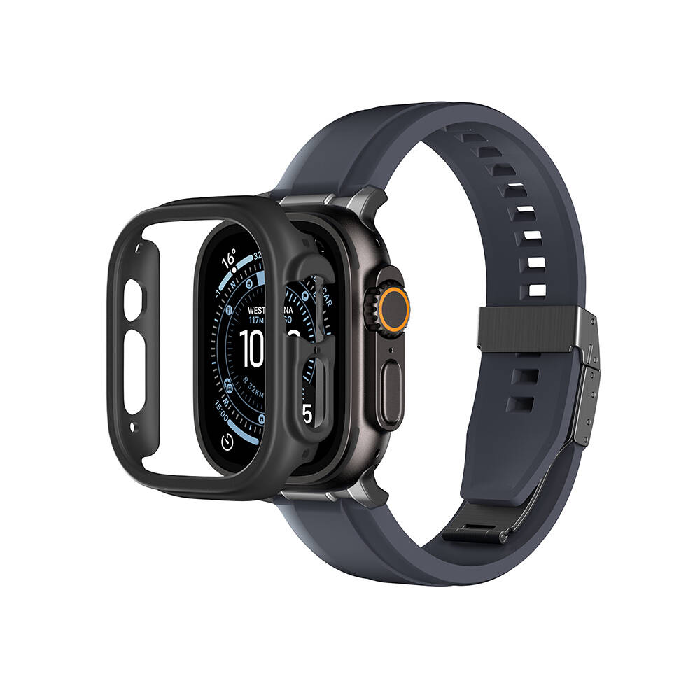 Apple Watch Ultra 49mm Amazingthing Radix Minimal FullGuard Sert PC Kasa ve Ekran Koruyucu - 13
