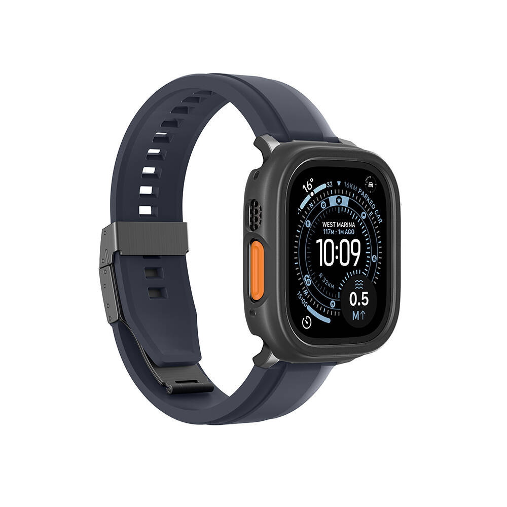 Apple Watch Ultra 49mm Amazingthing Radix Minimal FullGuard Sert PC Kasa ve Ekran Koruyucu - 4