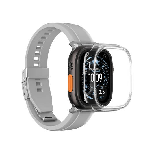 Apple Watch Ultra 49mm Amazingthing Radix Minimal FullGuard Sert PC Kasa ve Ekran Koruyucu - 10