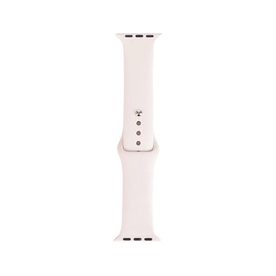 Apple Watch Ultra 49mm Band Serisi Klasik Kordon Silikon Strap Kayış Antique White