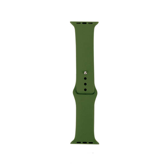 Apple Watch Ultra 49mm Band Serisi Klasik Kordon Silikon Strap Kayış Army Green