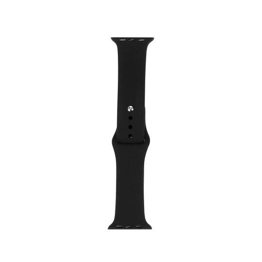 Apple Watch Ultra 49mm Band Serisi Klasik Kordon Silikon Strap Kayış Siyah