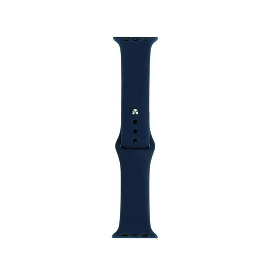 Apple Watch Ultra 49mm Band Serisi Klasik Kordon Silikon Strap Kayış Deep Blue