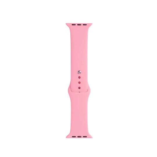 Apple Watch Ultra 49mm Band Serisi Klasik Kordon Silikon Strap Kayış Pembe