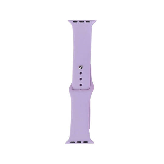 Apple Watch Ultra 49mm Band Serisi Klasik Kordon Silikon Strap Kayış Mor