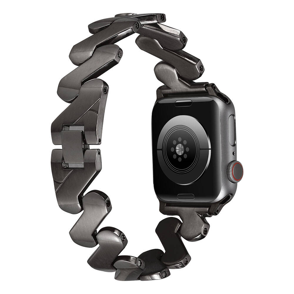 ​​​Apple Watch Ultra 49mm Kordon KRD-80 Metal Strap Kayış - 8