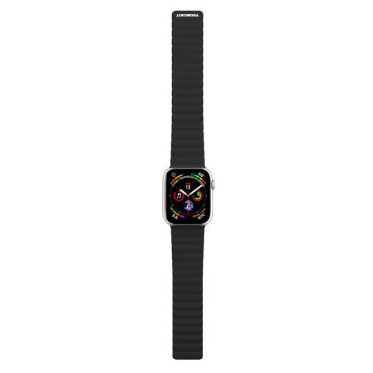 Apple Watch Ultra 49mm Kordon Youngkit Classical Magnetik Tak Çıkar Silikon Strap Kayış - 3